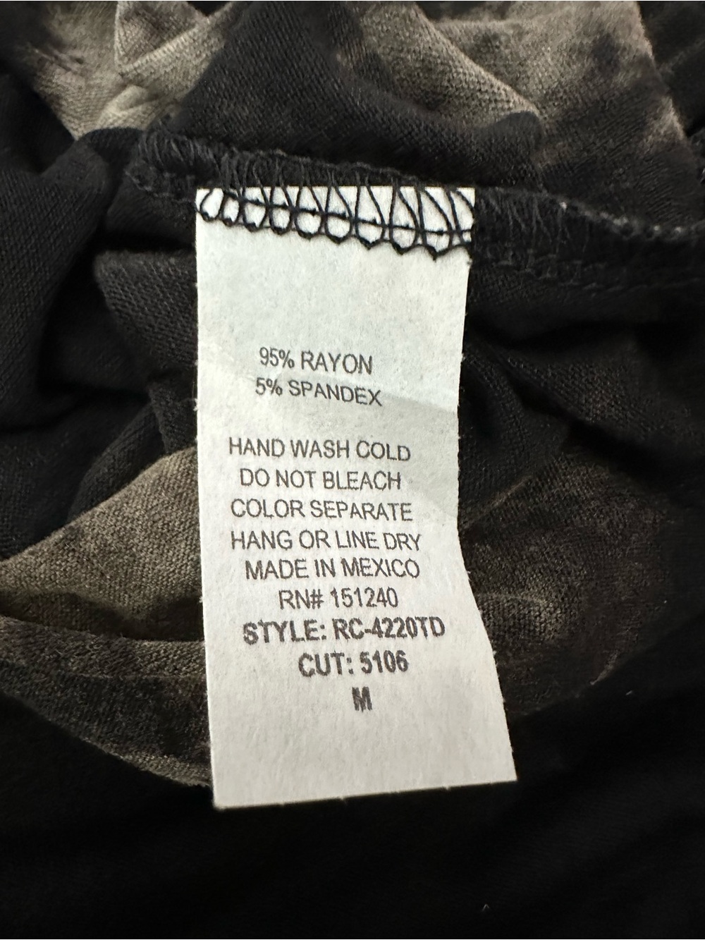 Rolla Costa High Neck Tie Dye Maxi Dress in Black Size Medium - Picture 10 of 14